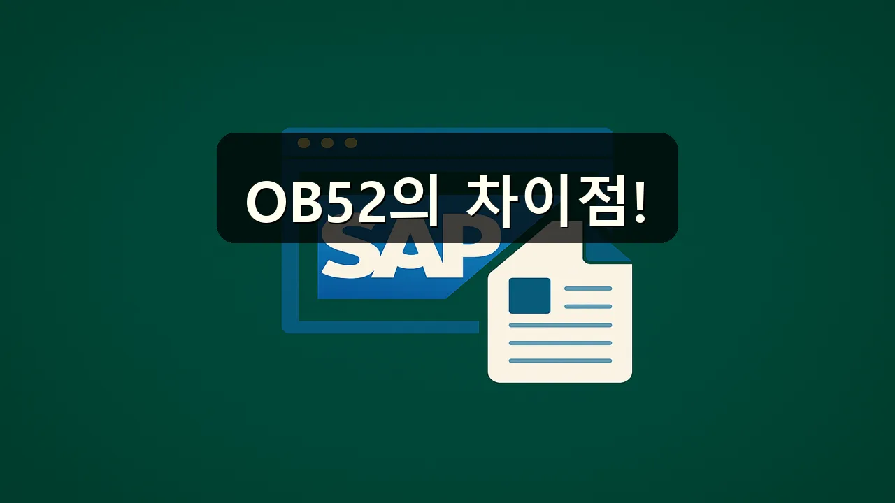 OB52와 OB52의 차이점은 뭔가요?