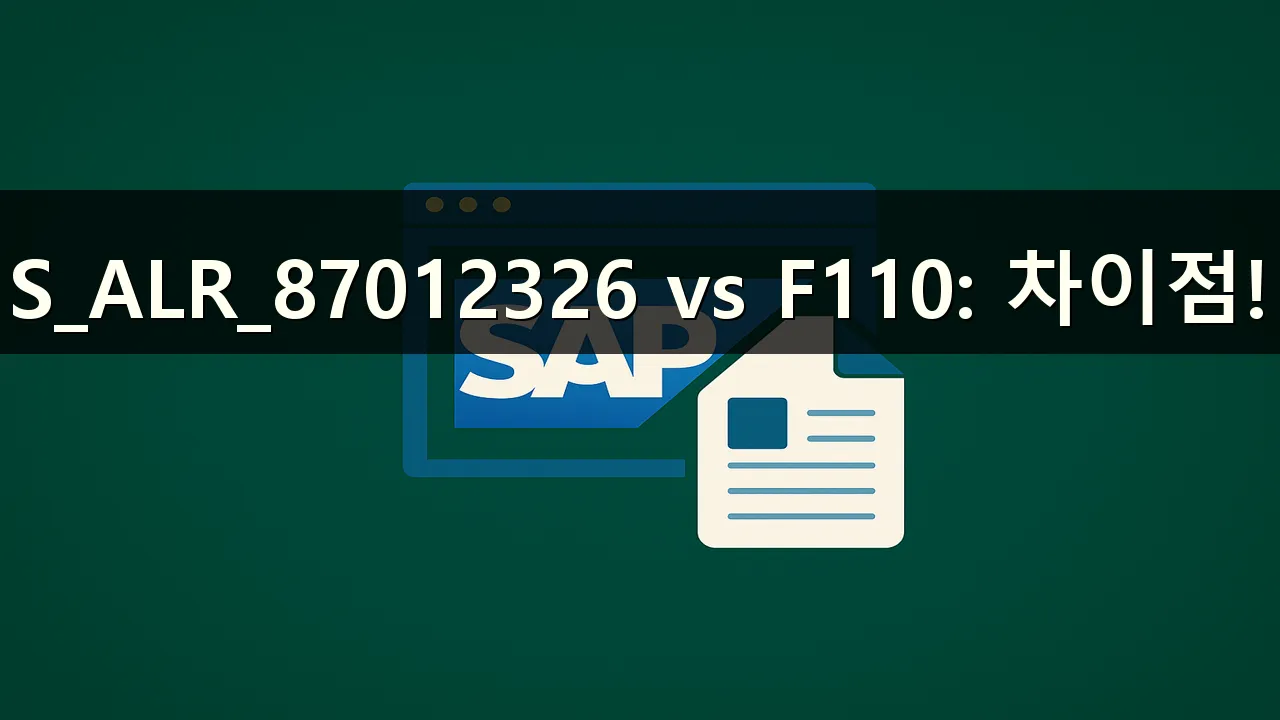 S_ALR_87012326와 F110의 차이점은 뭔가요?