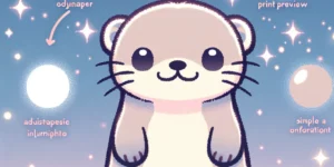 Excel印刷プレビューと出力結果が違うときの調整方法 Excel 印刷プレビュー 可愛いカワウソのイラスト 夢占い