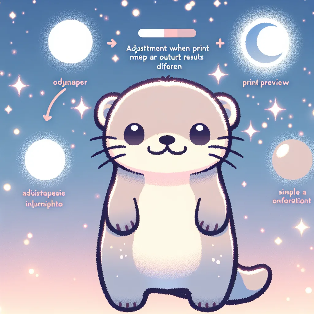 Excel印刷プレビューと出力結果が違うときの調整方法