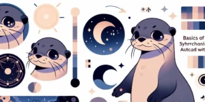 AutoCADとBIMの基本的な連携方法とは？ AutoCAD BIM 連携 可愛いカワウソのイラスト 夢占い